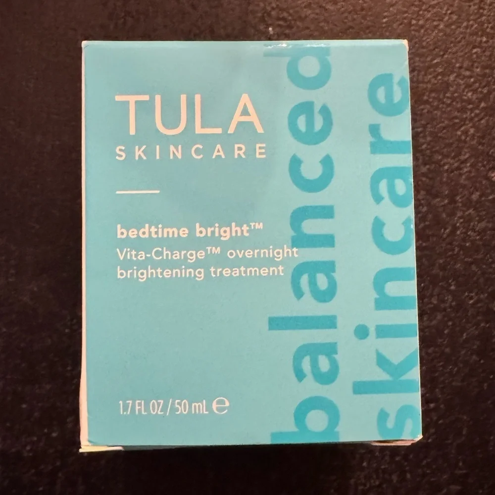 TULA bedtime bright Vita-Charge overnight brightening treatment